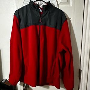 Fleece zip up sweater by Starter